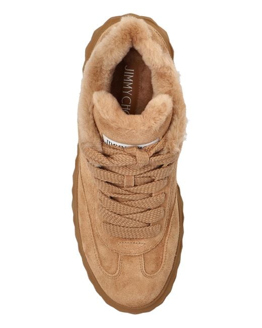 Jimmy Choo Brown Sports Shoes "Diamond Maxi"