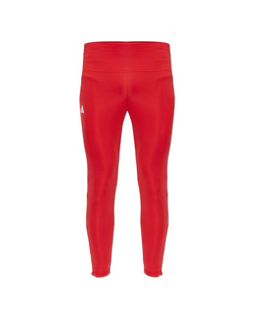 Adidas Originals Red Leggings From The Adizero Collection for men