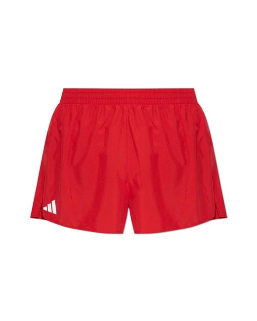 Adidas Originals Red Shorts From The Adizero Collection for men