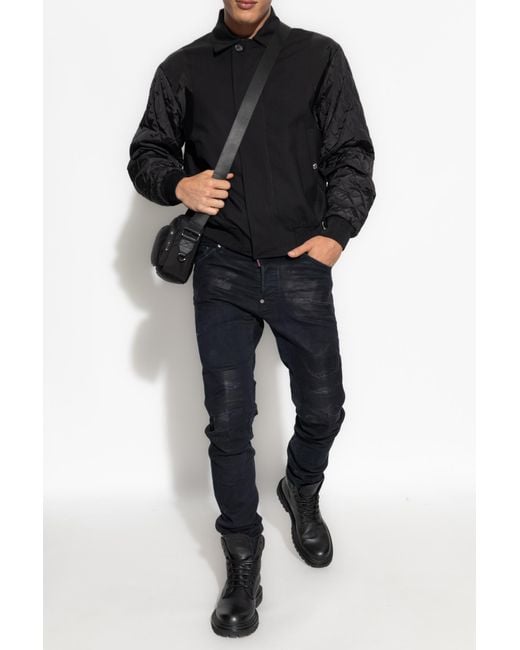 DSquared² Black Wool Jacket for men