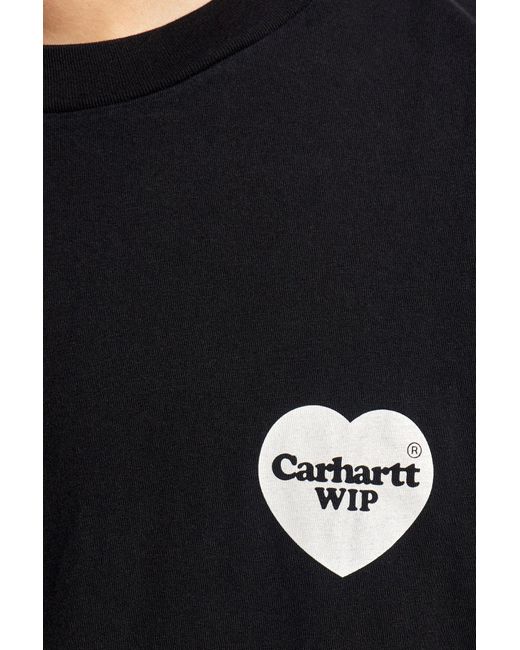 Carhartt Black Printed T-shirt, for men