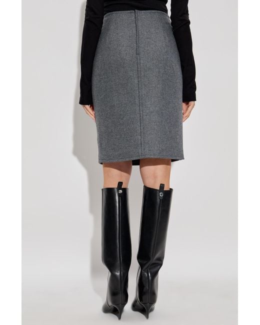 DSquared² Gray Pencil Skirt