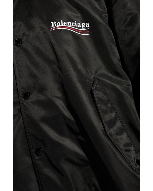 Balenciaga Black Bomber Jacket, for men