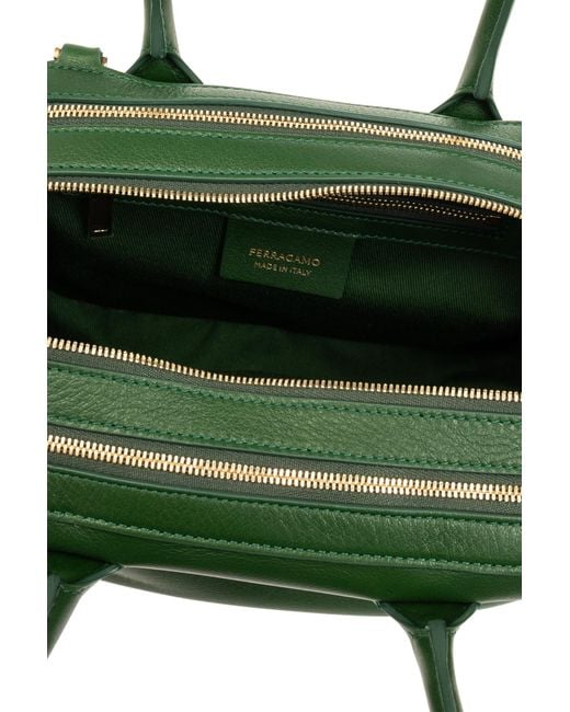 Ferragamo Green ‘Star Small’ Shoulder Bag