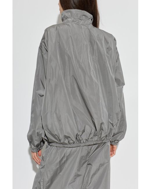 Alexander Wang Gray Jacket With Logo