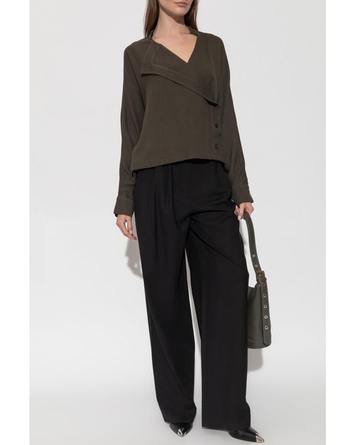 IRO Black Paquita Top