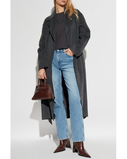 Zadig & Voltaire Black Coat 'Meli'