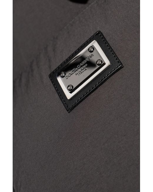 Dolce & Gabbana Black Down Jackets for men