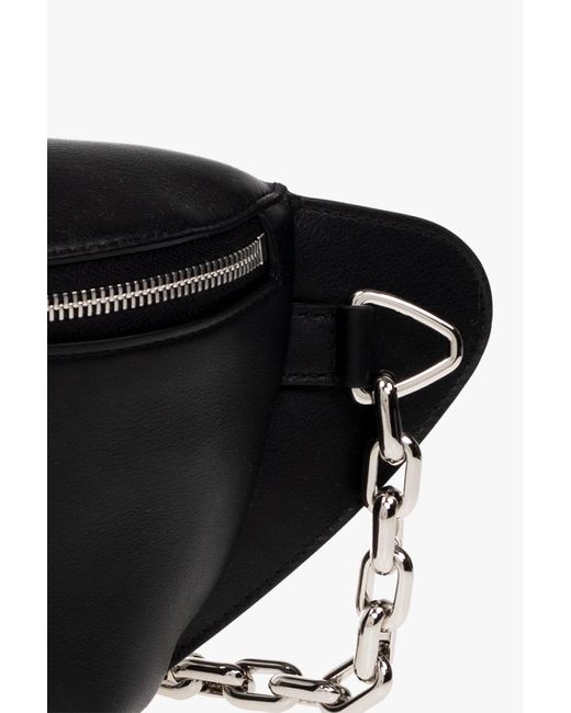 Alexander McQueen Black ‘Biker’ Belt Bag for men