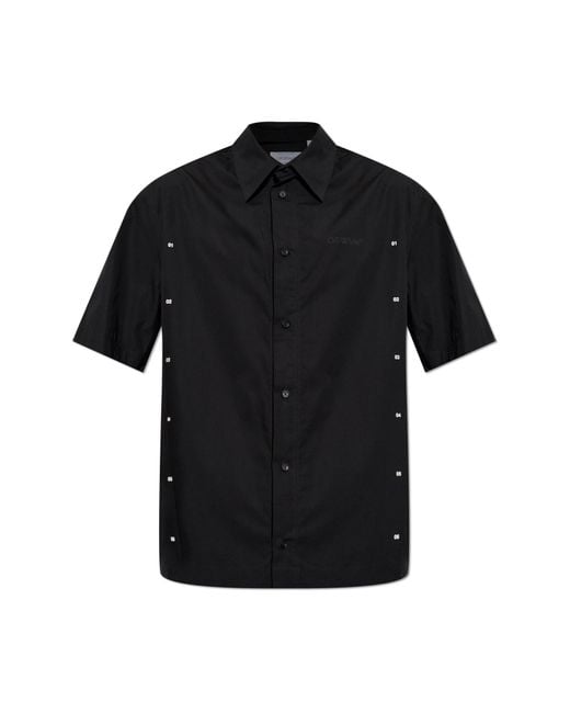 Off-White c/o Virgil Abloh Black Shirt With Logo for men