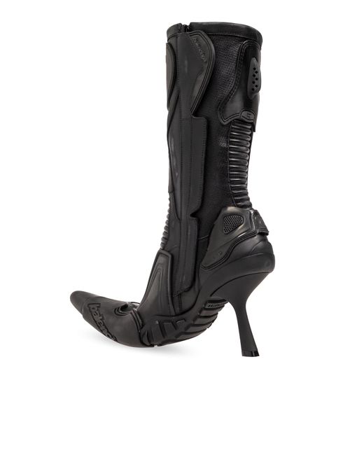 Balenciaga Black Heeled Ankle Boots,