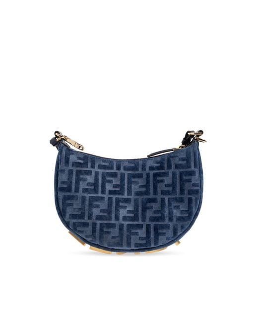 Fendi Blue Shoulder Bag 'Graphy Mini'
