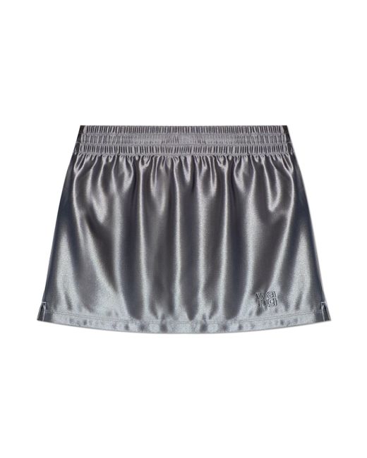 T By Alexander Wang Black Skirt With Shorts