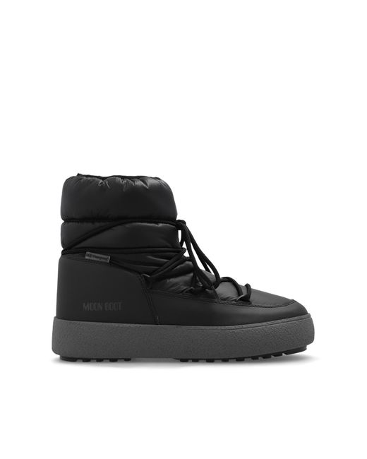 Moon Boot Black 'mtrack Low' Snow Boots, for men