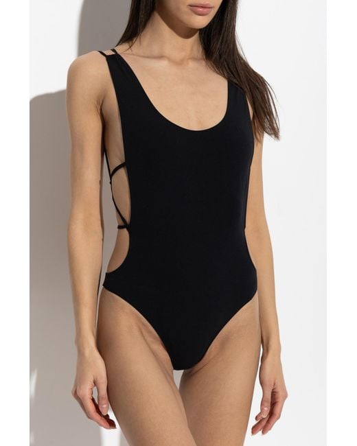 Isabel Marant Black One-Piece Swimsuit "Tenisia"