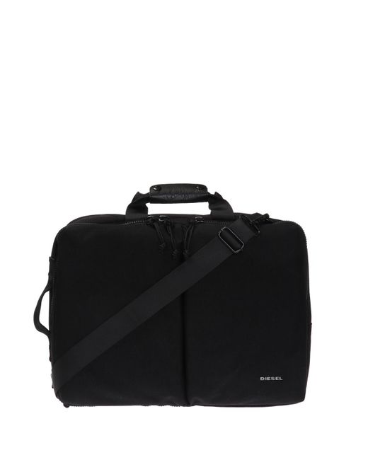 DIESEL Black Laptop Bag for men