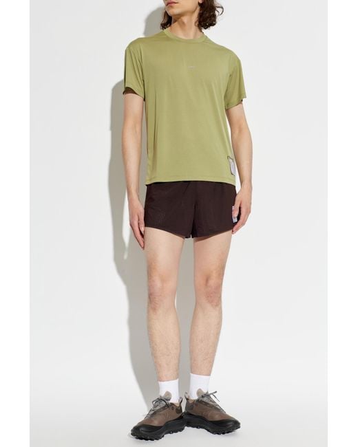 Satisfy Green T-Shirt With Printed Logo for men