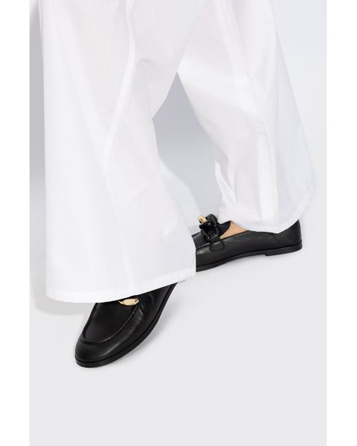 See By Chloé Black 'monyca' Leather Loafers,