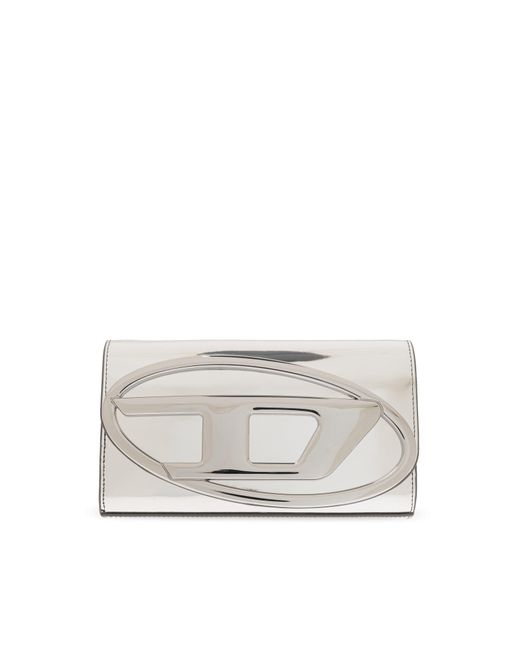 DIESEL White Wallet With Shoulder Strap '1Dr'