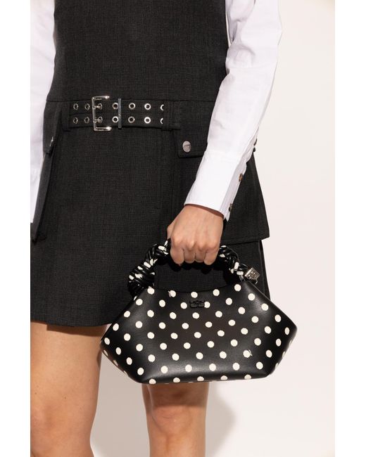 Ganni Black Handbag Made Of Eco Leather
