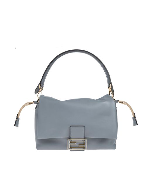 Fendi Blue Shoulder Bag 'Mamma Baguette Medium'