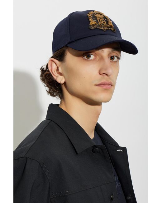 Dolce & Gabbana Blue Baseball Cap for men