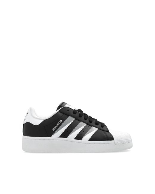 Adidas Originals Black 'superstar Xlg' Sneakers,