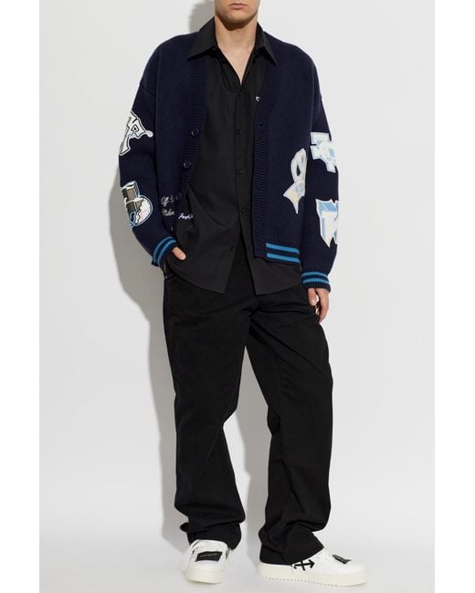 Off-White c/o Virgil Abloh Black Shirt With Logo for men