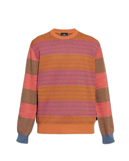 Paul Smith Multicolor Crew Neck Sweater for men