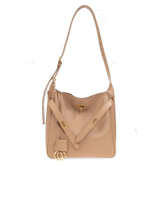 Balenciaga White Shoulder Bag Bel Air Small