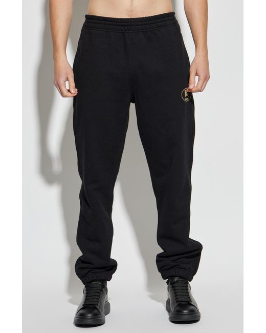 Burberry Black Sweatshirt With Stand-Up Collar for men
