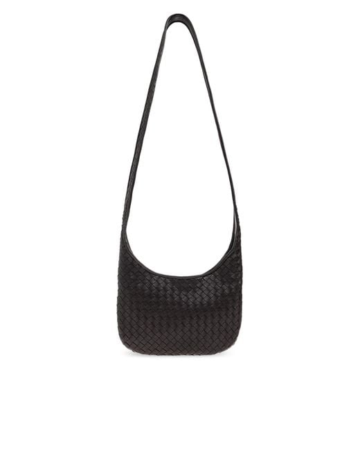 Bottega Veneta Black Shoulder Bag "Veneto Small" for men