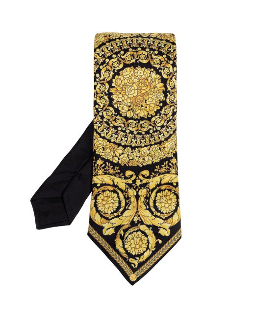 Versace White Silk Tie for men