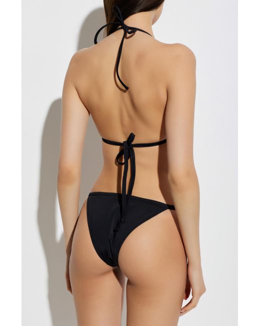 Versace Black Bikini Top