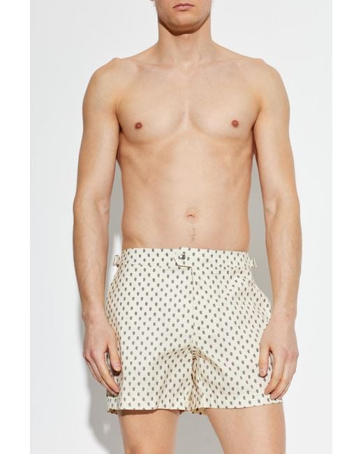 Tom Ford White Swim Shorts for men