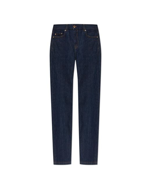 Casablanca Blue Jeans With Logo