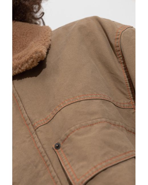 DSquared² Natural Jacket With Collar