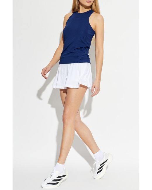 Adidas Originals White Logo Skirt-Shorts