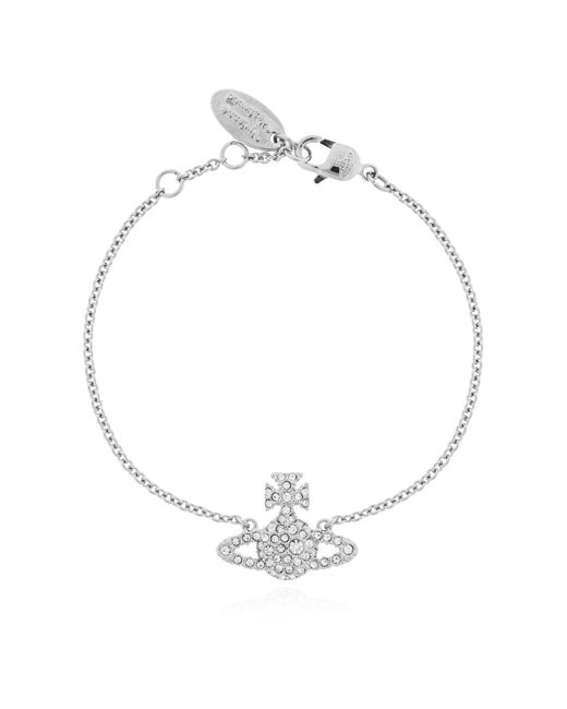 Vivienne Westwood White Brass Bracelet