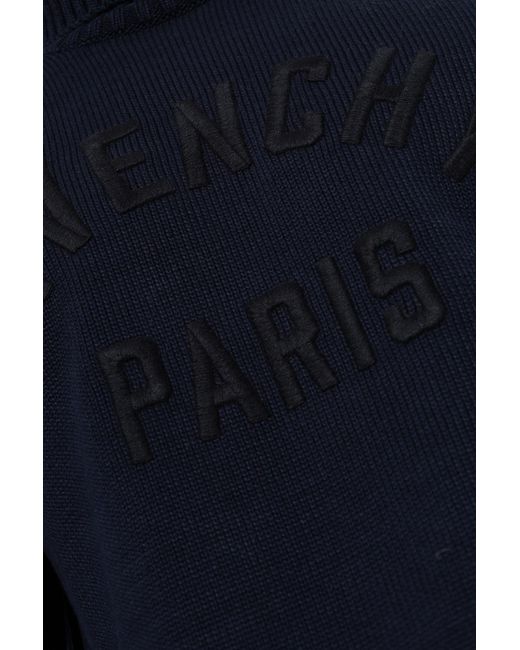 Givenchy Blue Wool Coat for men