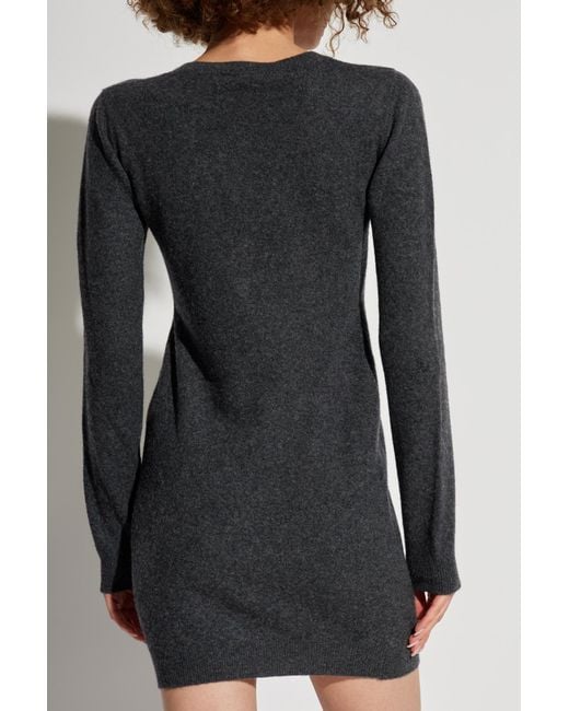DSquared² Black Wool Dress