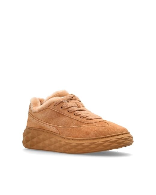 Jimmy Choo Brown Sports Shoes "Diamond Maxi"