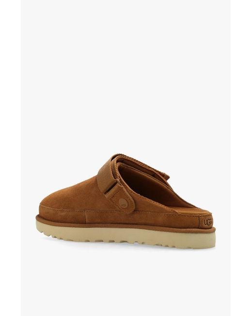 Ugg Brown Goldenstar Slides