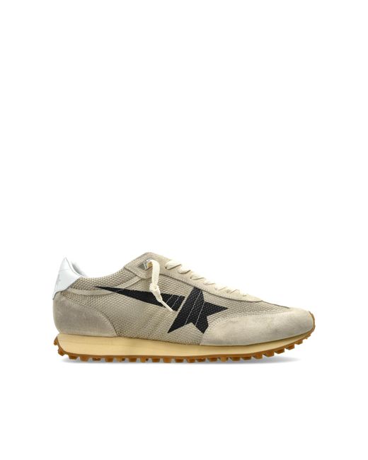 Golden Goose Deluxe Brand Natural 'Running Marathon M77' Sports Shoes for men