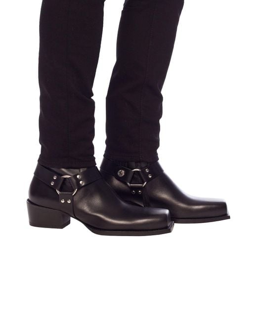 DSquared² Black Ankle Boots for men