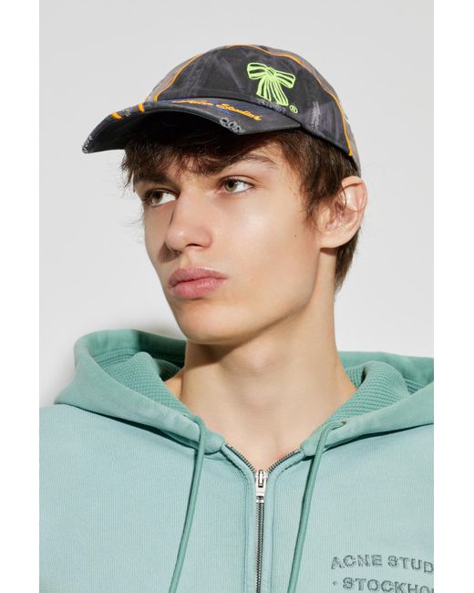 Acne Black Baseball Cap