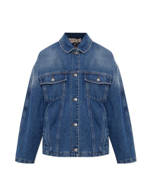 Marni Blue Insulated Denim Jacket
