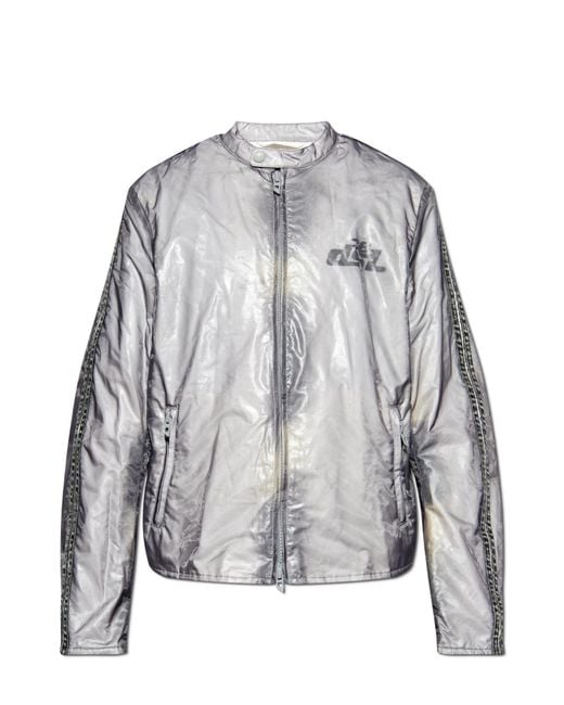 DIESEL Gray Light Jacket J-Pop for men