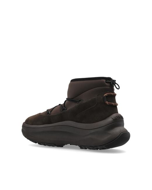 Moon Boot Black Ankle Boots "Moon 247 Slip On" for men