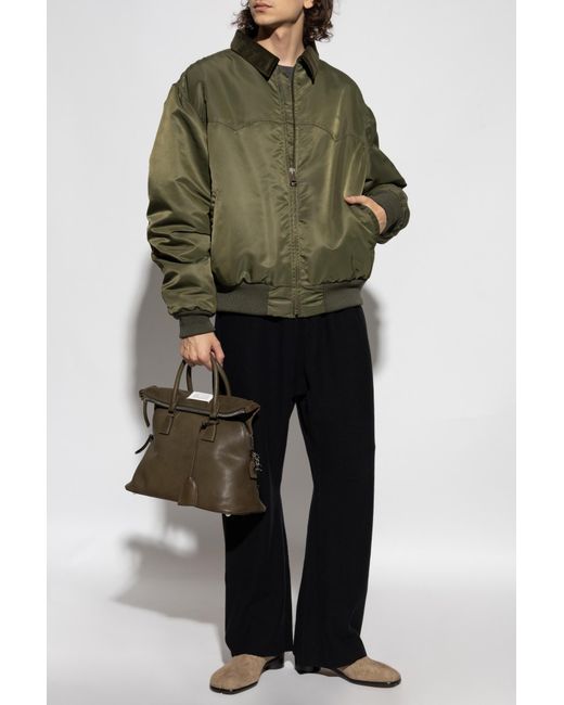 Maison Margiela Green Bomber Jacket for men
